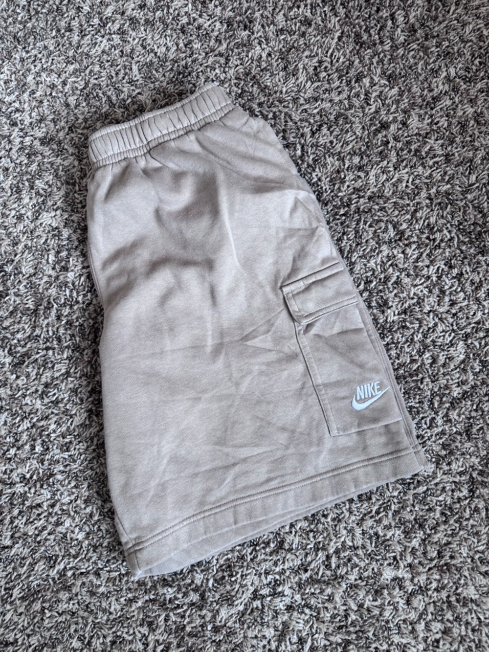 SOLD ON DEPOP - Men’s Nike Club Fleece Cargo Shorts